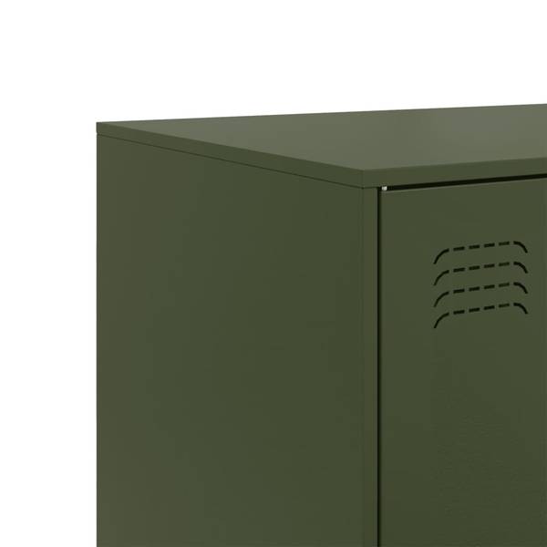 Sideboard 3033202 Grün - Stahl - 99 x 73 x 39 cm