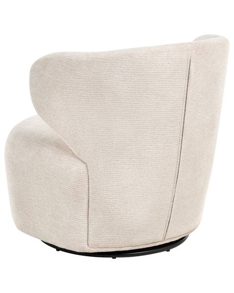 Sessel ALVDAL Beige - Schwarz - Textil - 74 x 73 x 79 cm