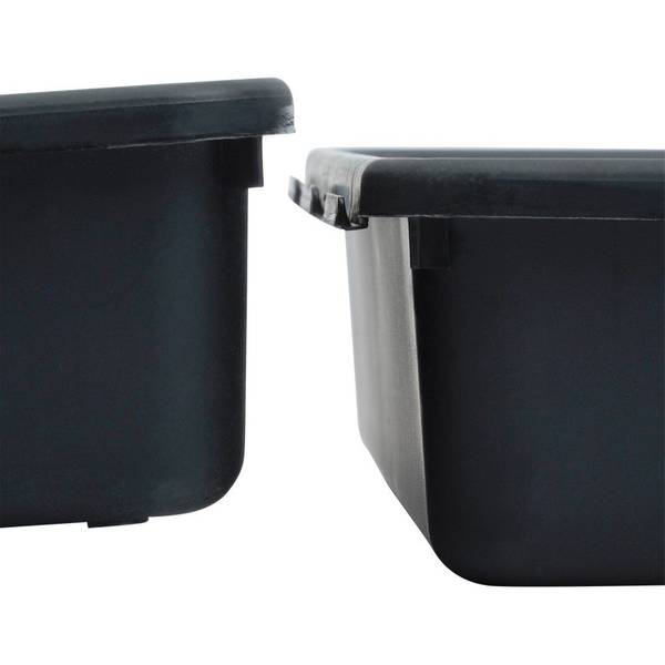 Schubladen Organizer 8er Set 568012 Schwarz - Kunststoff - 16 x 5 x 24 cm