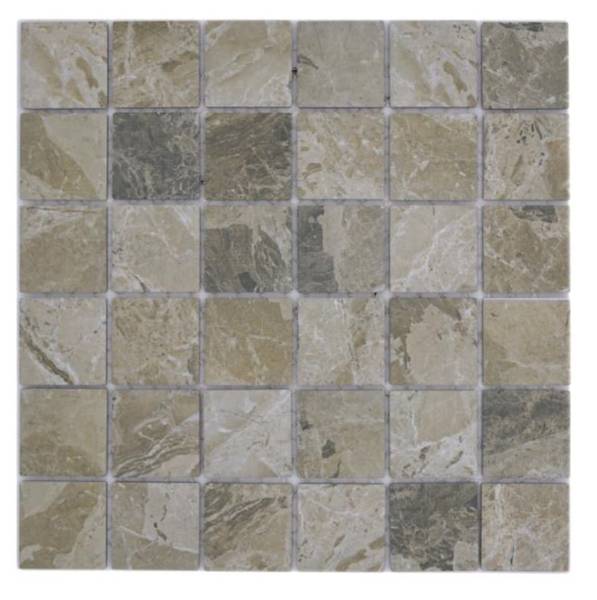Mosaikfliesen AI SO 89 Braun - Keramik - 30 x 30 x 30 cm