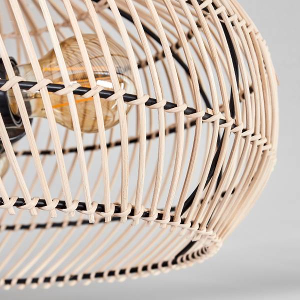 Deckenleuchte Chadid Beige - Schwarz - 26 x 46 x 43 cm