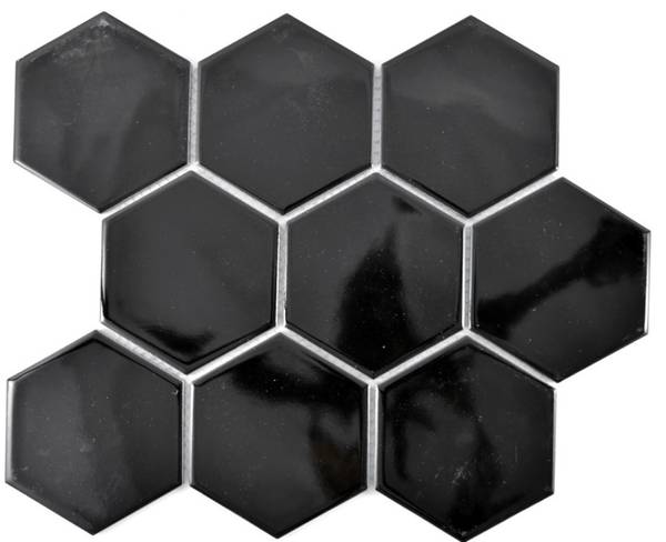 Mosaikfliesen HX 110 Schwarz - Keramik - 26 x 26 x 26 cm