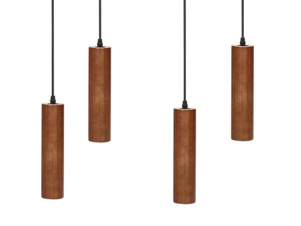 Lampe suspension TUTAKI Noir - Marron - Métal - 61 x 162 x 16 cm
