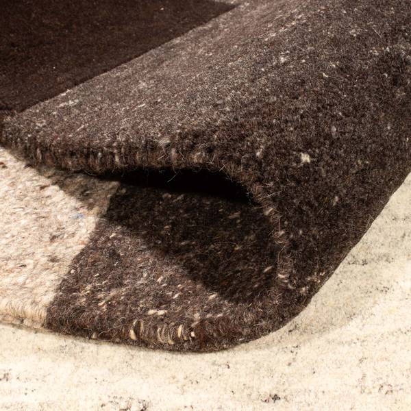 Handgeknüpft Wollteppich Rot - Wolle - 144 x 2 x 202 cm