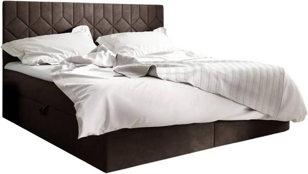 Boxspringbett BRUGES H3 Braun