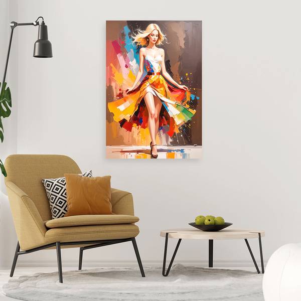 Canvas schilderij Portretten 70 x 100 cm