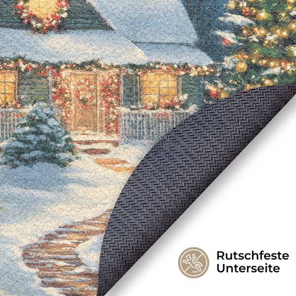 FUßMATTE Winter 90 x 90 cm