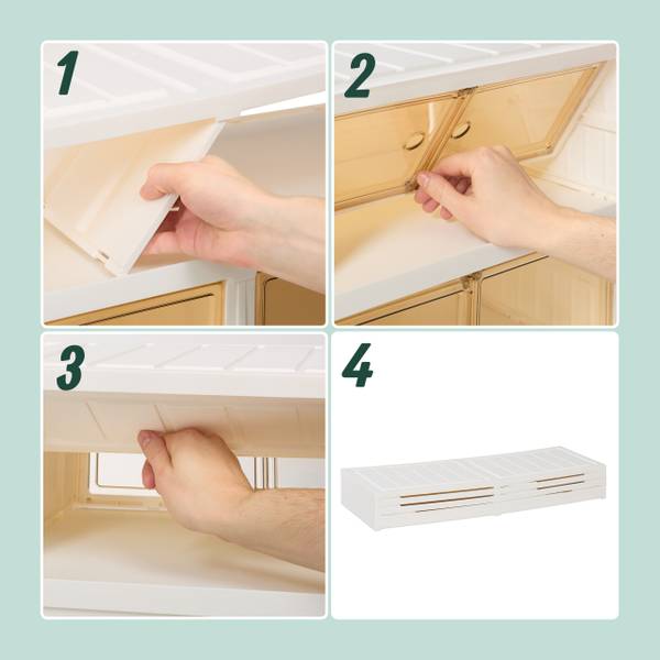 106683 Braun - Weiß - PVC - 44 x 19 x 93 cm