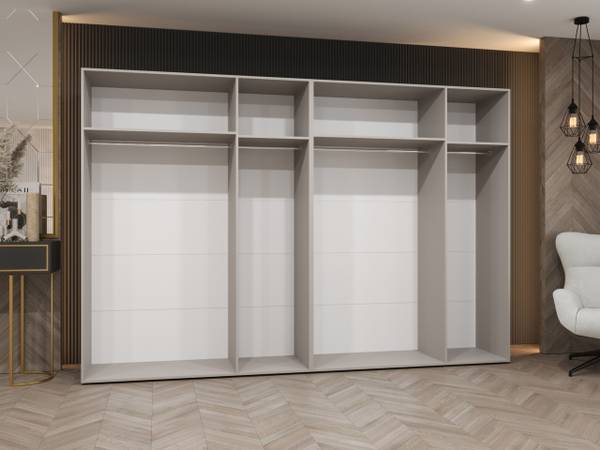 Kleiderschrank Mila 1 Kaschmir - Gold - Durchmesser: 300 cm