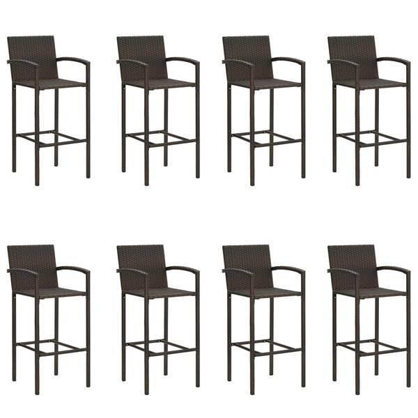 Garten-Bar Set 3006577-2 (9-teilig) Braun