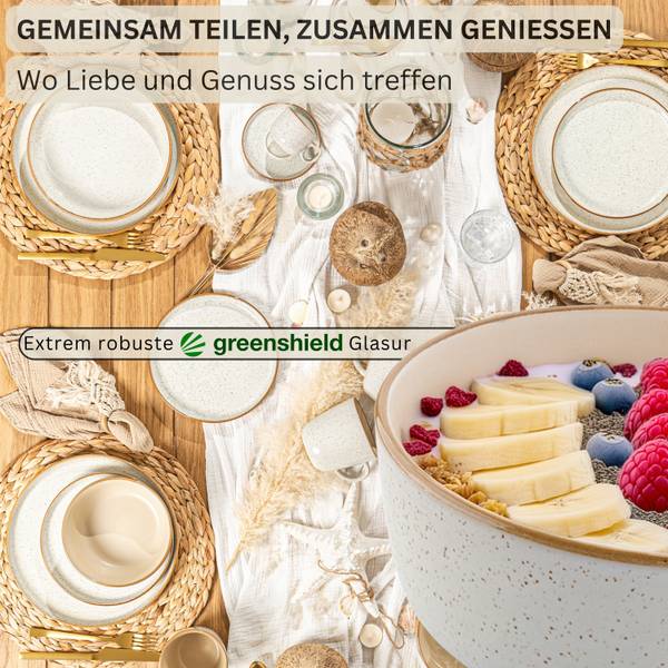 Schalen Rio - 4 teilig Creme - Anzahl Teile im Set: 4
