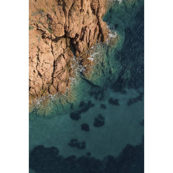 Tableau mural massif Esterel Verre acrylique - 97 x 65 x 4 cm