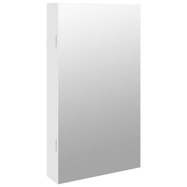 Schmuckschrank mit Spiegel 3028737 Weiß - Holzwerkstoff - 37 x 67 x 10 cm