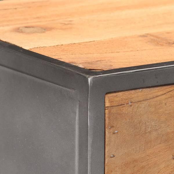 Ladekast 286529 bruin - staal - 45 x 100 x 30 cm