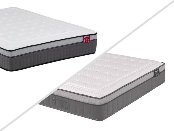 Matratze und Bettgestell mit Lattenrost Breite: 160 cm