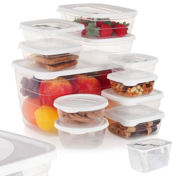 Frischhaltedosen 11er Set Kunststoff - 14 x 7 x 20 cm