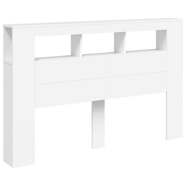 LED Kopfteil 3033086 Weiß - Breite: 160 cm