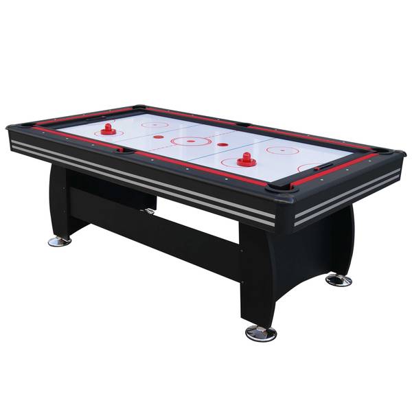 Billardtisch 3-IN-1 Schwarz - Holzwerkstoff - 117 x 81 x 214 cm