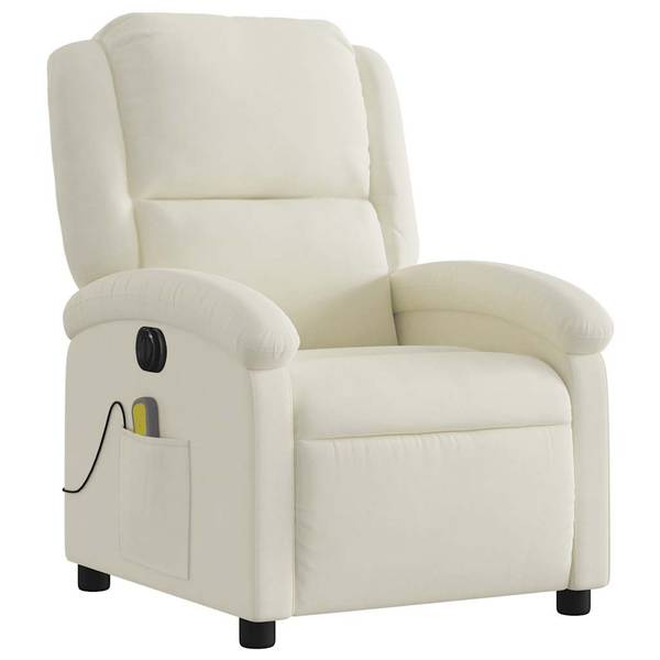 Fauteuil inclinable de massage 3032268-3 Crème - Blanc