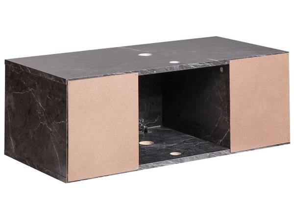 Waschbeckenunterschrank CASCAVEL Schwarz