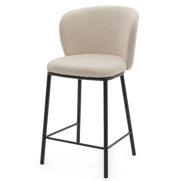 Barhocker BARI Boucle Ecru