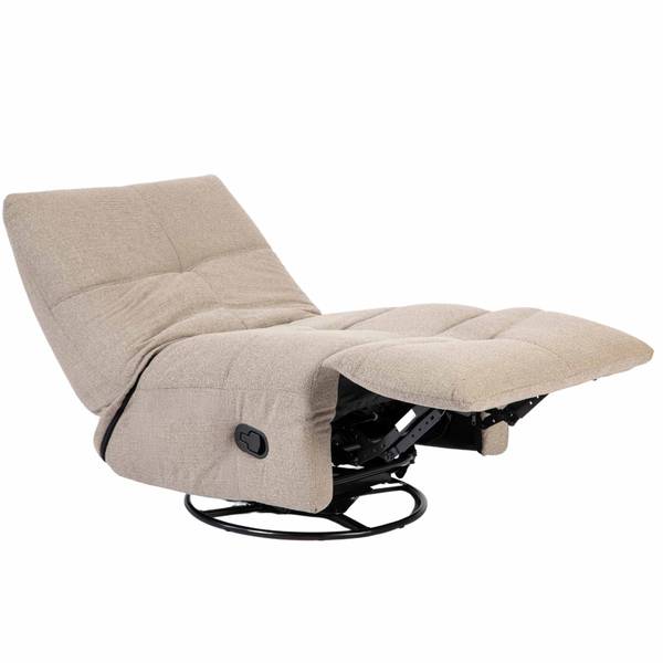 Sessel LAZY Grau - Textil - 82 x 96 x 103 cm