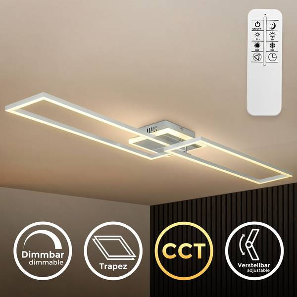 CCT LED Deckenleuchte BKL1439 25 x 110 cm