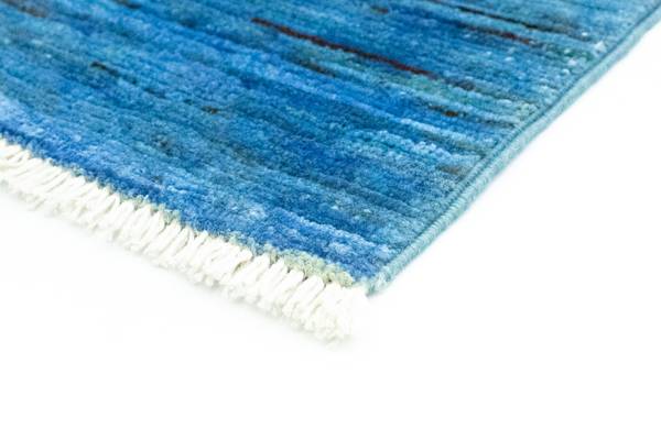Orientteppich Läufer Oriental Blau - Wolle - 50 x 1 x 145 cm