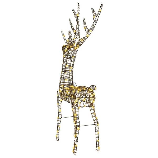 Décorations de Noël 3700000133-3 Jaune - Rotin - 41 x 128 x 70 cm