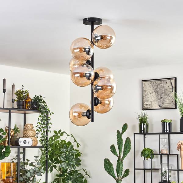 Deckenleuchte Fossobiubo Dunkelorange - 70 x 50 x 70 cm