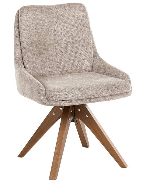 Stuhl DORRIS 2-tlg Beige - Braun - Taupe