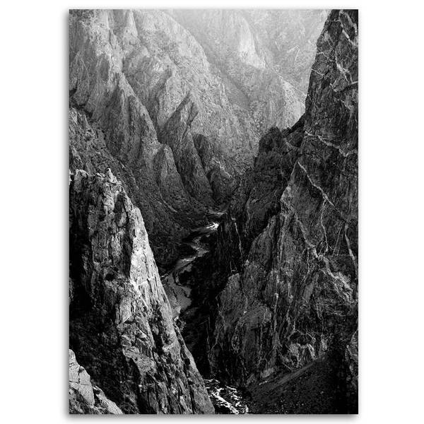 Wandbild berglandschaft 60 x 90 cm