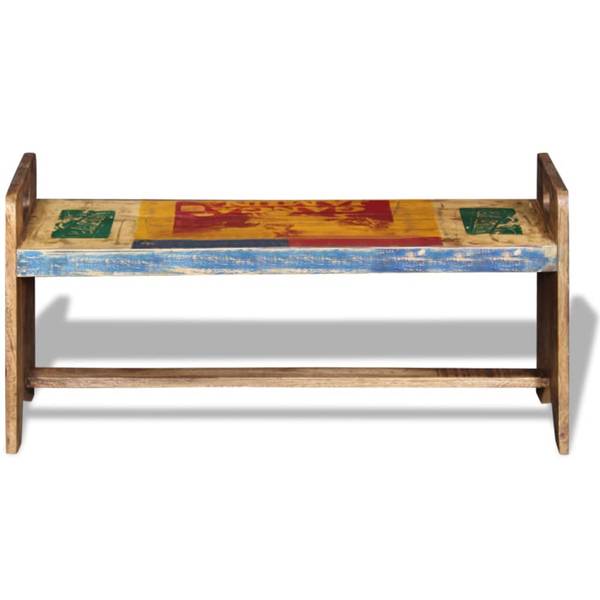 Banc 243457 Bois massif - 100 x 50 x 100 cm