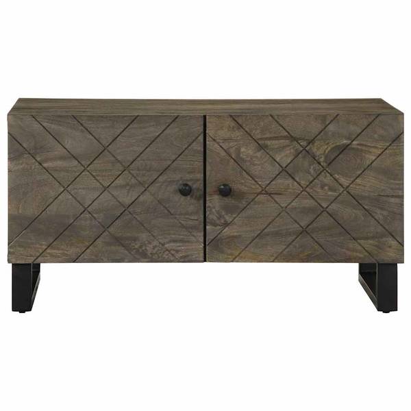 Couchtisch XT7714 Schwarz - Holzwerkstoff - 50 x 40 x 80 cm