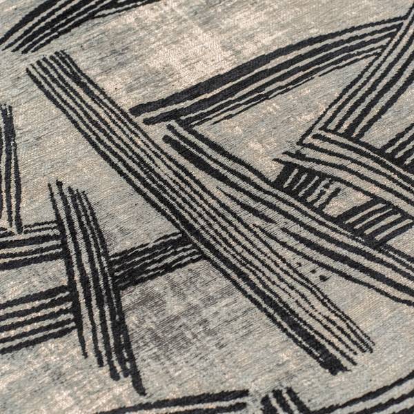 Teppich Kanji, Drinnen/Draußen waschbar Steingrau - 140 x 200 cm