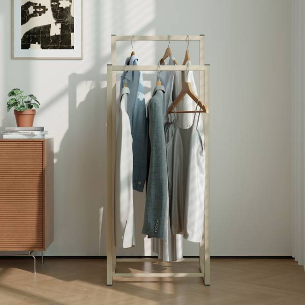 Kleiderständer Holtalen Beige