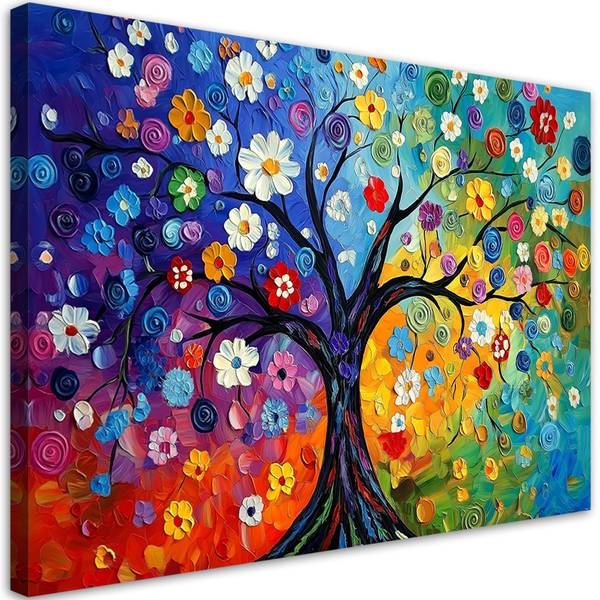 Wandbild Baum 100 x 70 cm