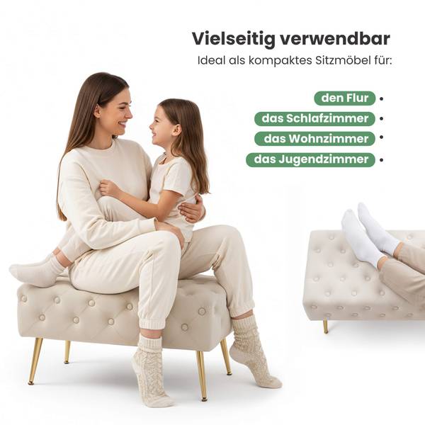 Polsterbank MADRID Beige