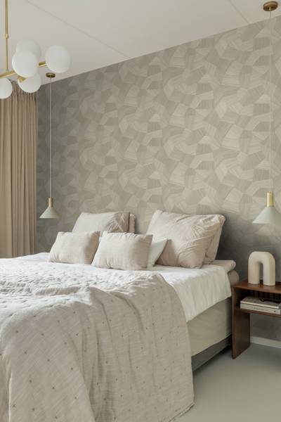 Tapete 347819 Beige - Fleece - 53 x 1005 x 1005 cm