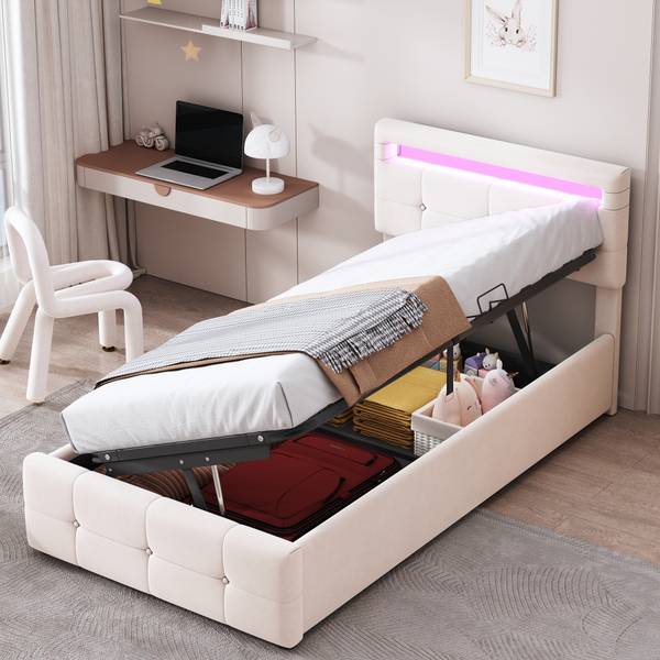 Kinderbett VELVGLOW Ⅰ Beige