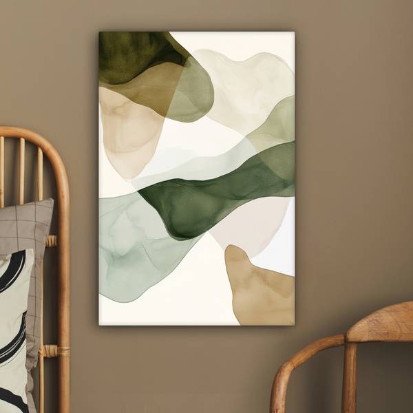 TABLEAU SUR TOILE Japandi 40 x 60 cm