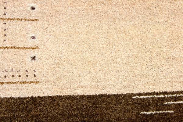 Handgeknüpft Wollteppich Beige - Wolle - 91 x 2 x 160 cm