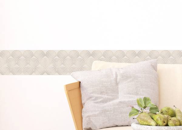 Tapetenbordüre 601691 Beige - Vinyl - 500 x 10 x 10 cm