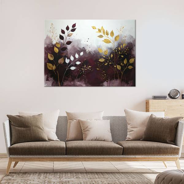 Wandbild Pflanzen 120 x 80 cm