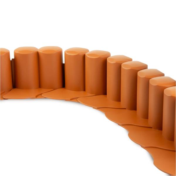 Gartenpalisade IPAL Orange - Kunststoff - 12 x 10 x 302 cm