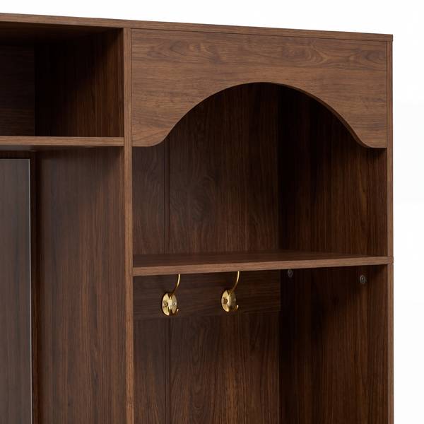 Compacte Garderobe Eos Ⅰ walnoot