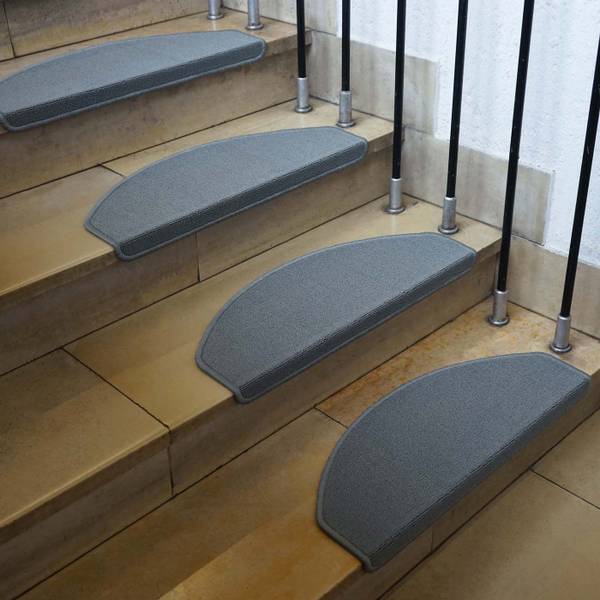 Protection d'escalier G49 |lot de 15 Gris