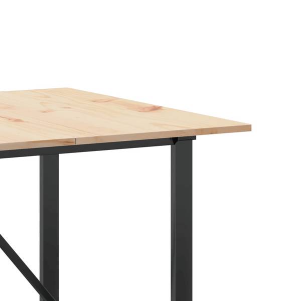 Esstisch 3038412-3 3282679 Braun - Kiefer - 100 x 75 x 200 cm