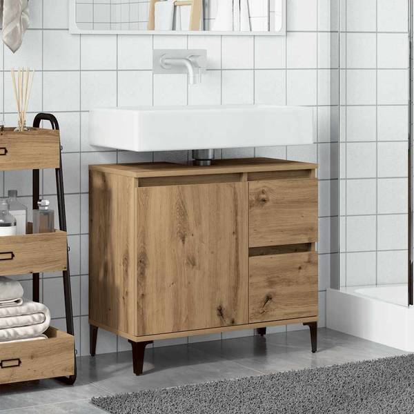 Badkamerkast 3029250 eikenhout