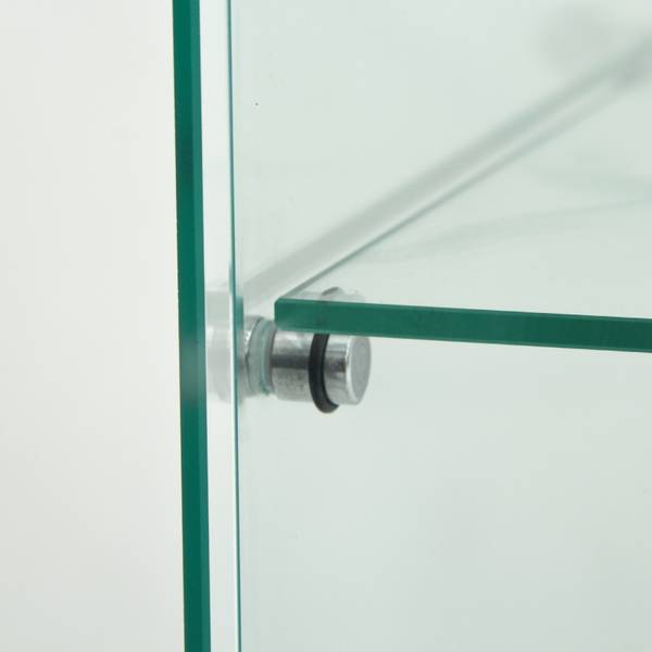 Glasvitrine SROP01 Weiß - Glas - 36 x 164 x 80 cm
